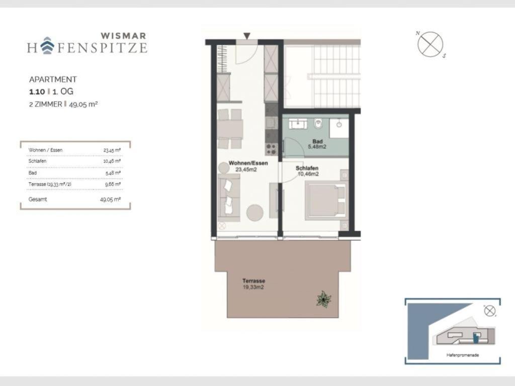 Ferienwohnung Hafenspitze App. 10 Wißmar Exterior foto